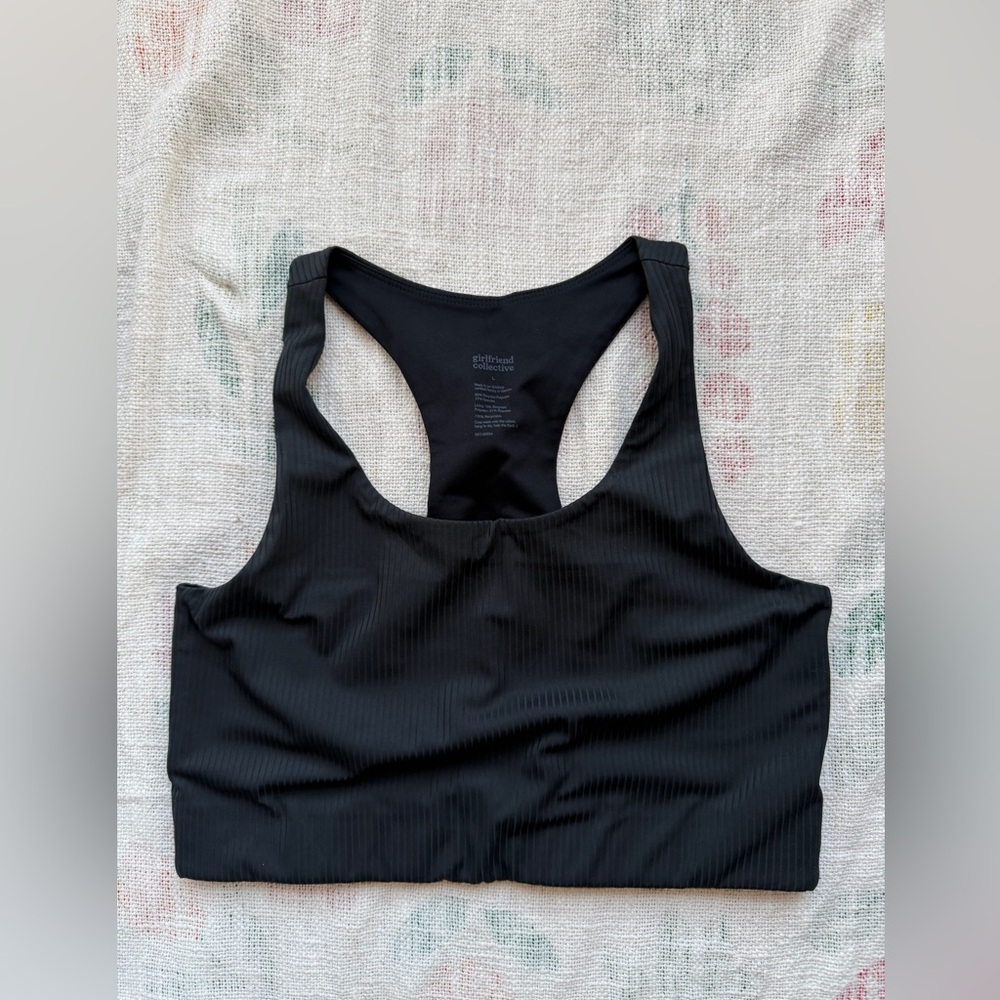 Girlfriend Collective Paloma Racerback Ribbed Sports Bra